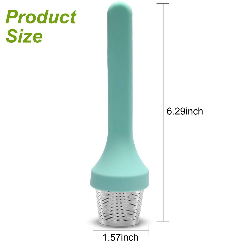 Fenshine Tea Infuser, Extra Fine Mesh Cup Filter Green