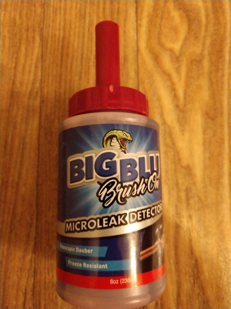 Big Blu Microleak Detector; Brush-On, 8 oz