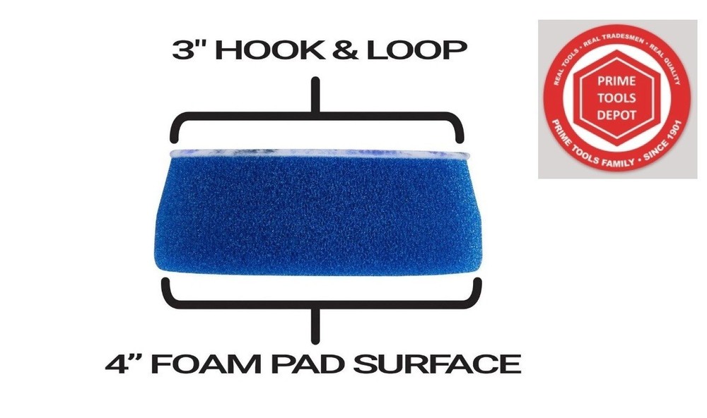 GRANT'S 3 in. Universal Compounding Foam Pad, 2-Pack, 70842