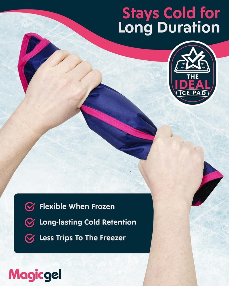 Hip Ice Pack Wrap - Reusable Cold Pack for Hip Bursitis, Hip Replacement Surg...