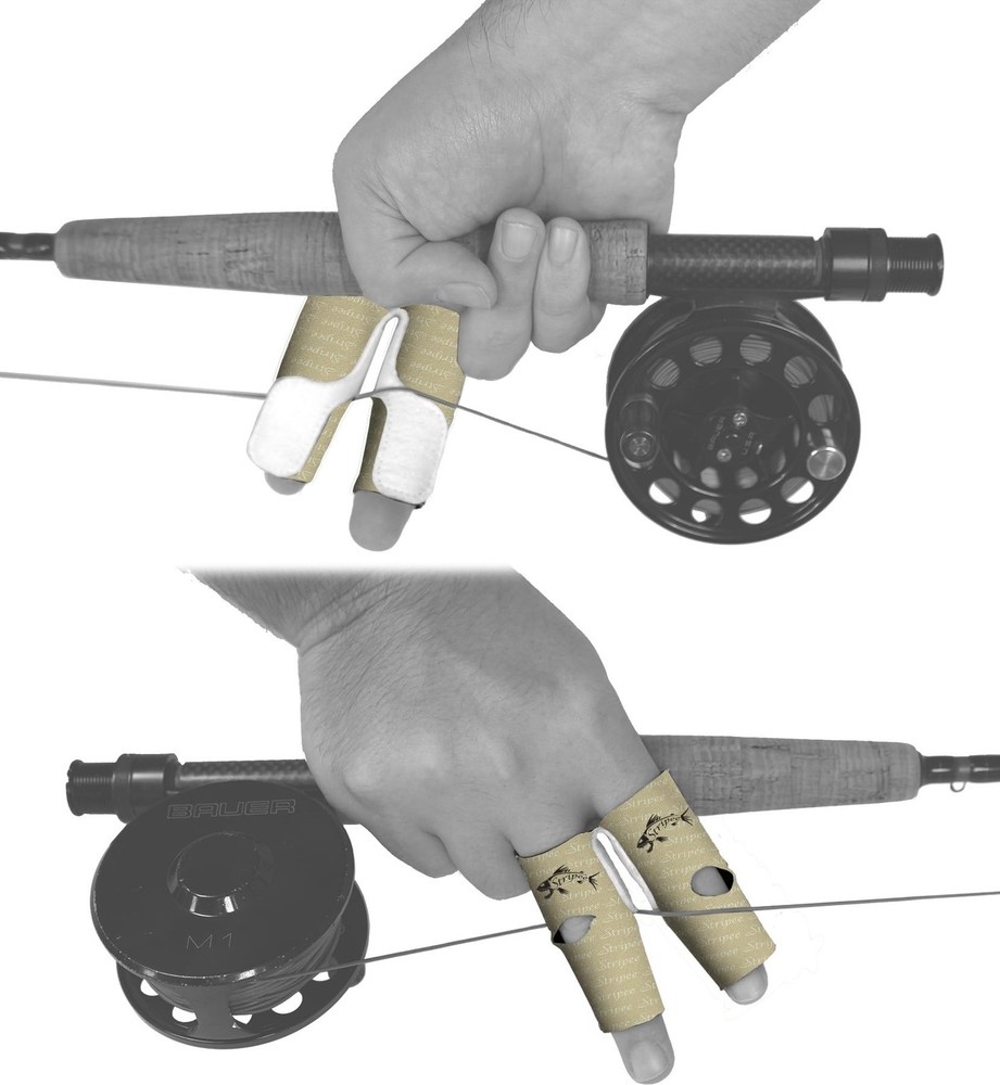 Finger Guard and Fly Line Cleaner Tan Medium