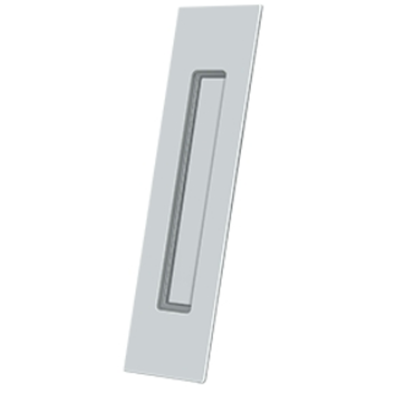 Flush Pull Heavy Duty , Rectangular, 10 Inch in 12 Finishes by Deltana