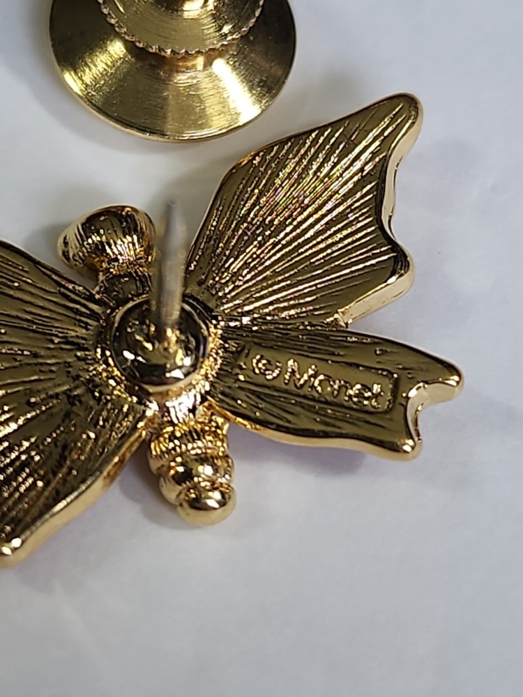 Monet Butterfly Lapel Hat Jacket Pin