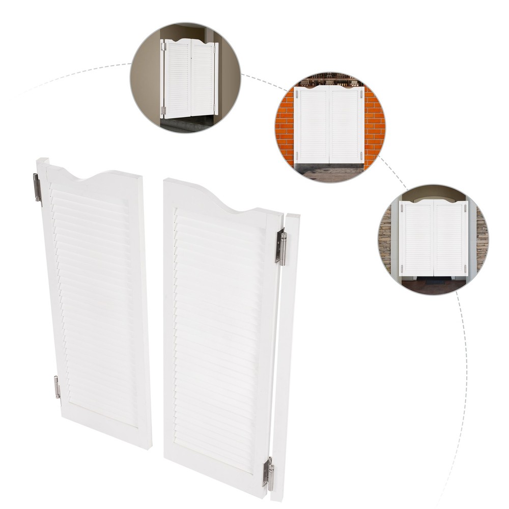Countryside  Double Half Door Double-hinged Caf?? Door With Hinges