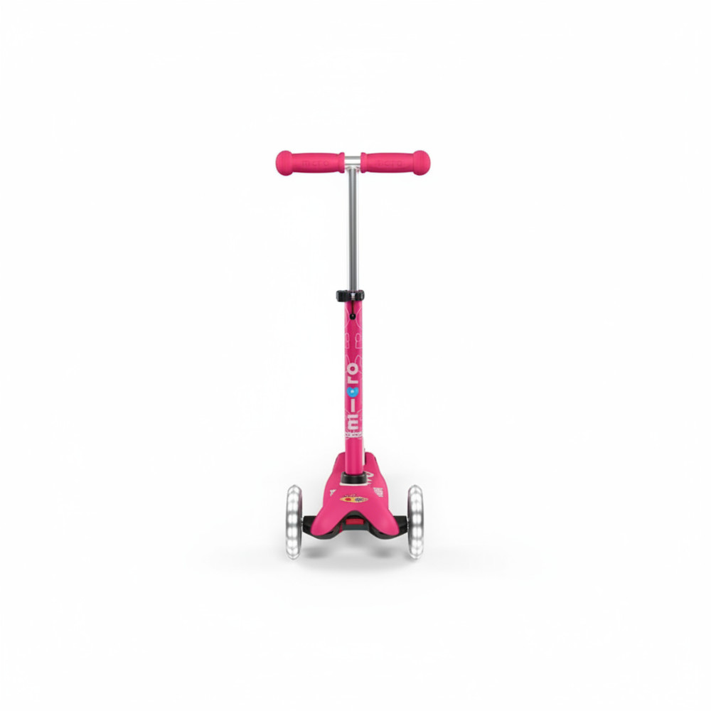 Micro Mini Deluxe LED 3-Wheel Scooter - Adjustable Handlebar & Light-Up Wheels