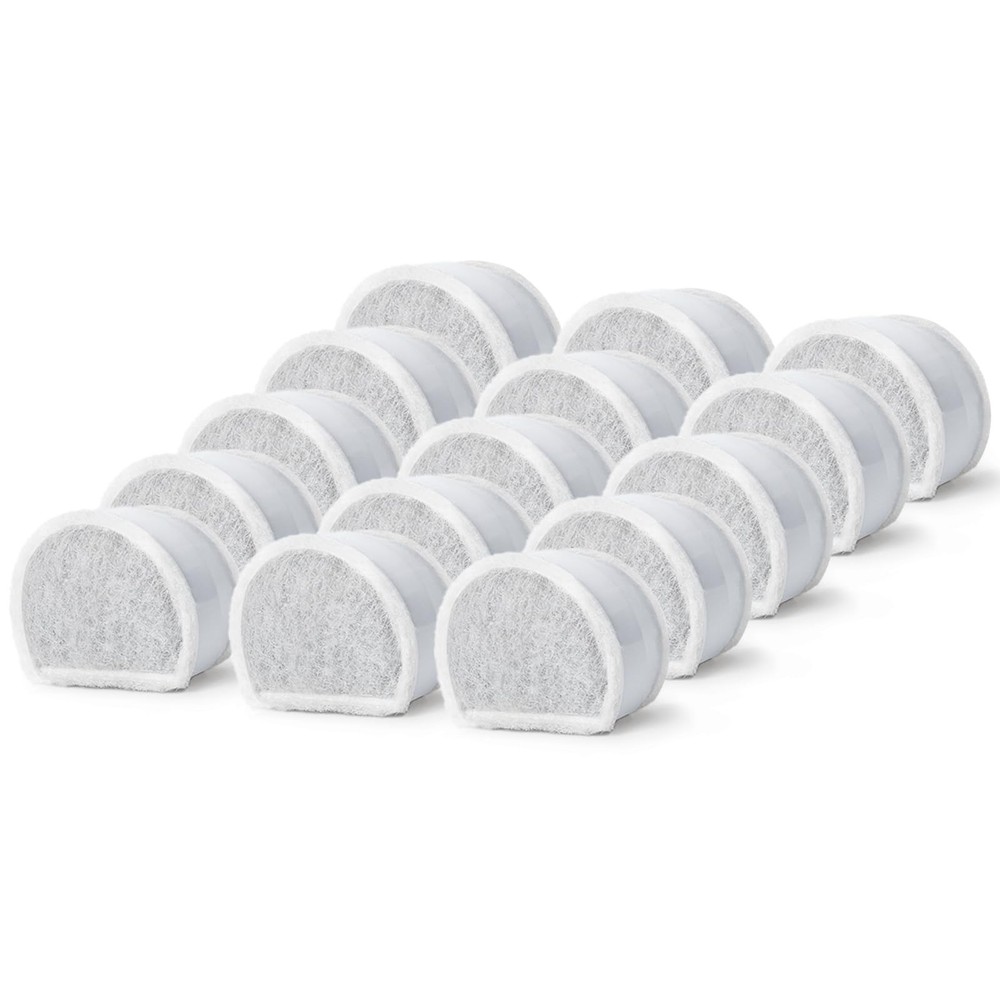 15 Count Replacement Carbon Filters Compatible with PetSafe Drinkwell Filters...