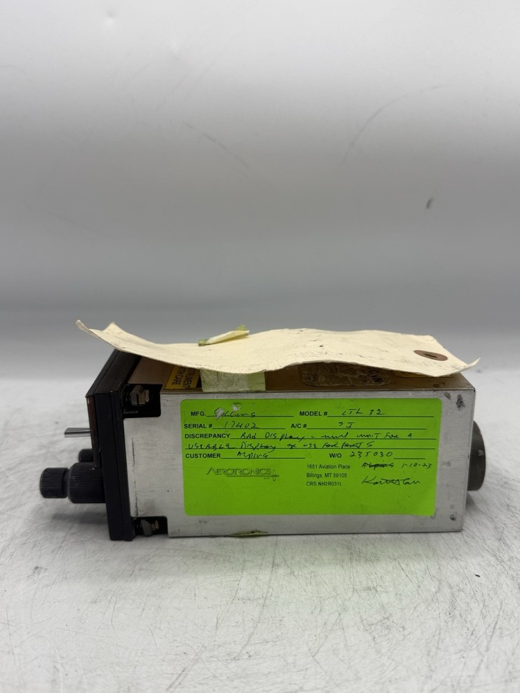 Collins NAV Controller CTL32 622-6521-016 READ