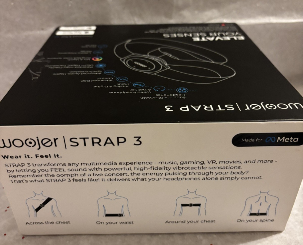 Woojer Made for Meta High-Fidelity Haptic Body Strap 3