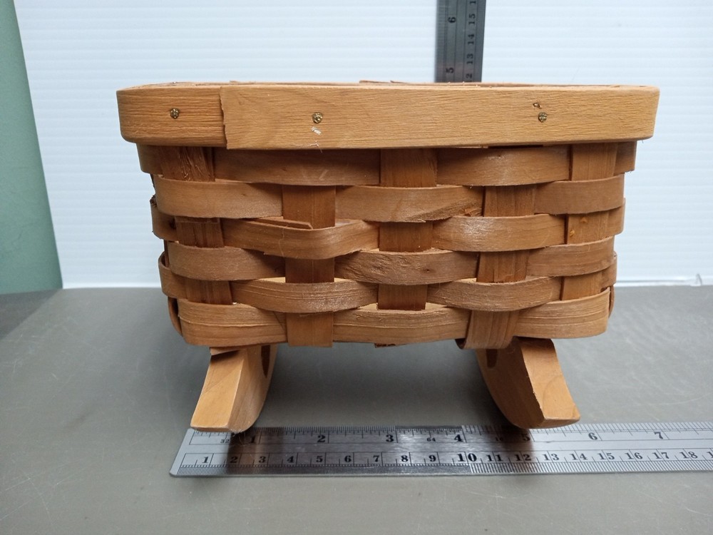 Wooden Cradle Basket