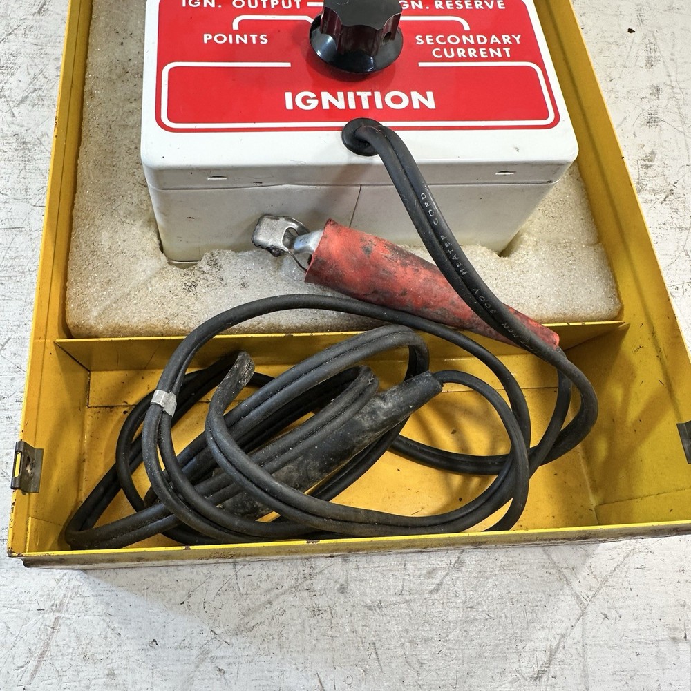 LINCOLN MODEL 358 Ignition Points Output Secodary Current Meter Made By Simpson