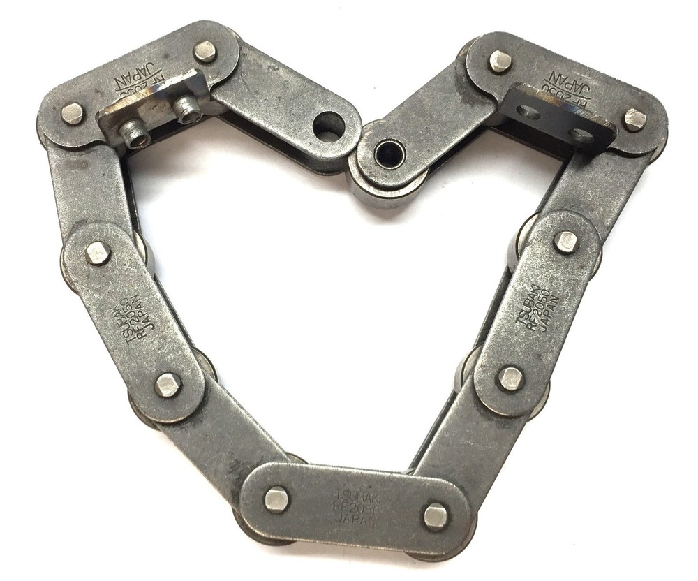 Tsubaki 14" Length Roller Chain RF2050 USED