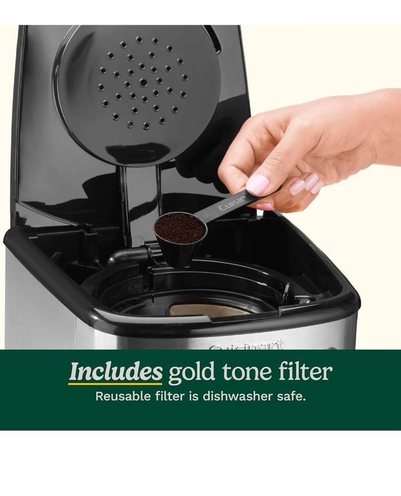 Cuisinart 14 Cup Programmable Drip Coffee Maker Stainless Steel