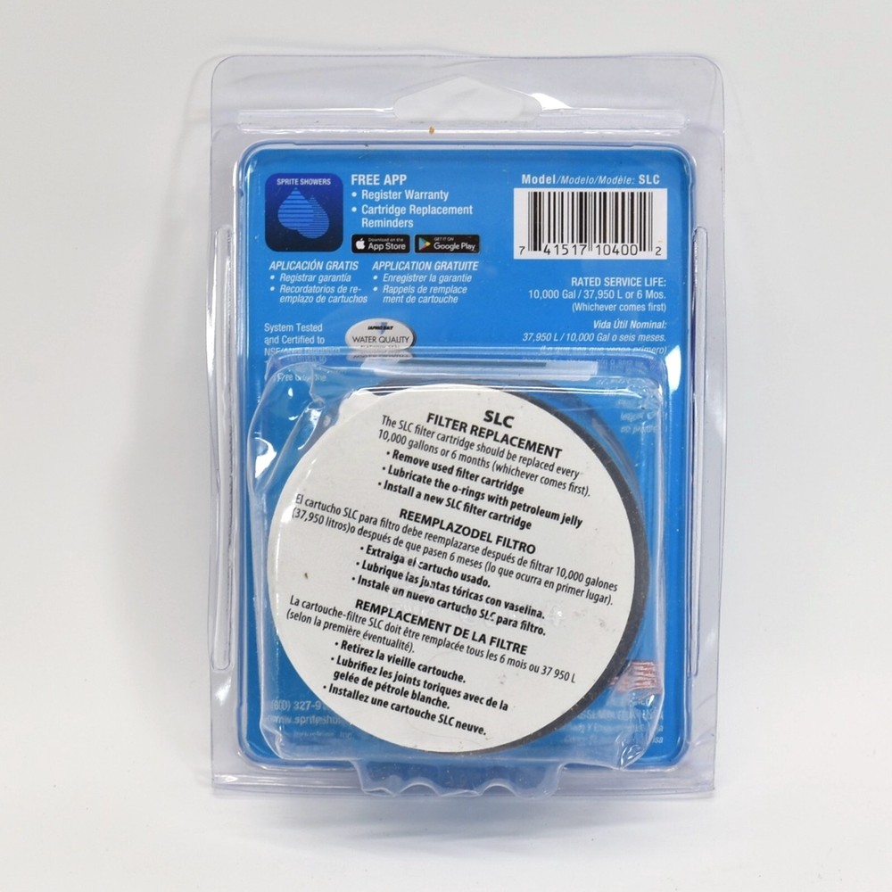 Sprite SLC Shower Filter replacement cartridge