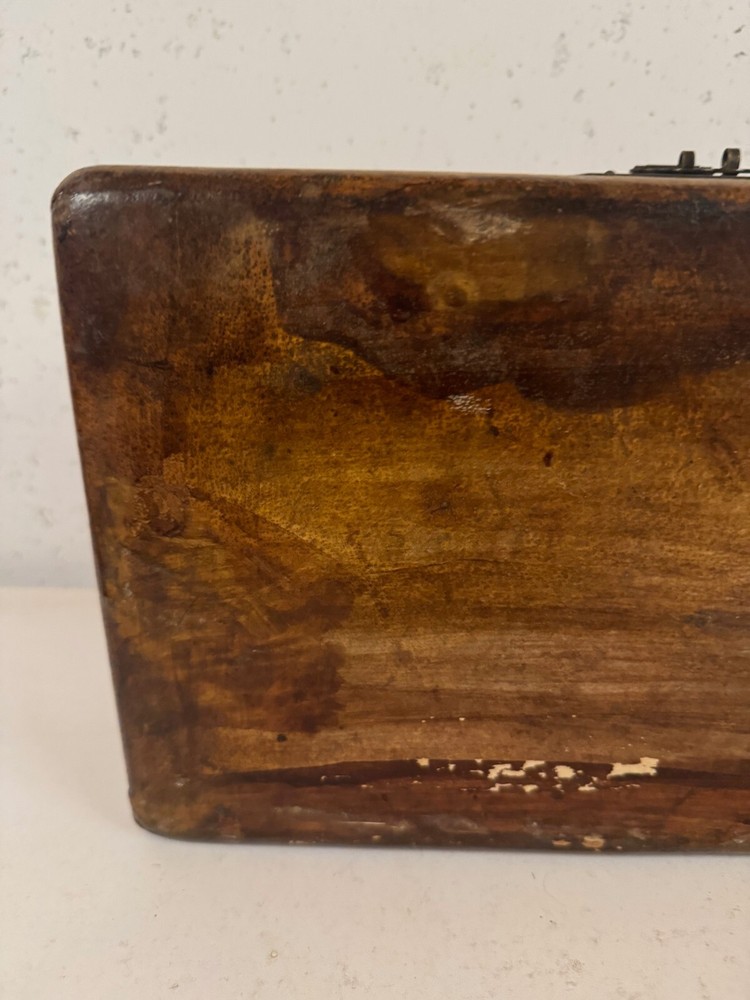 Vintage Possibly Antique Chinese Wood Rectangular Box