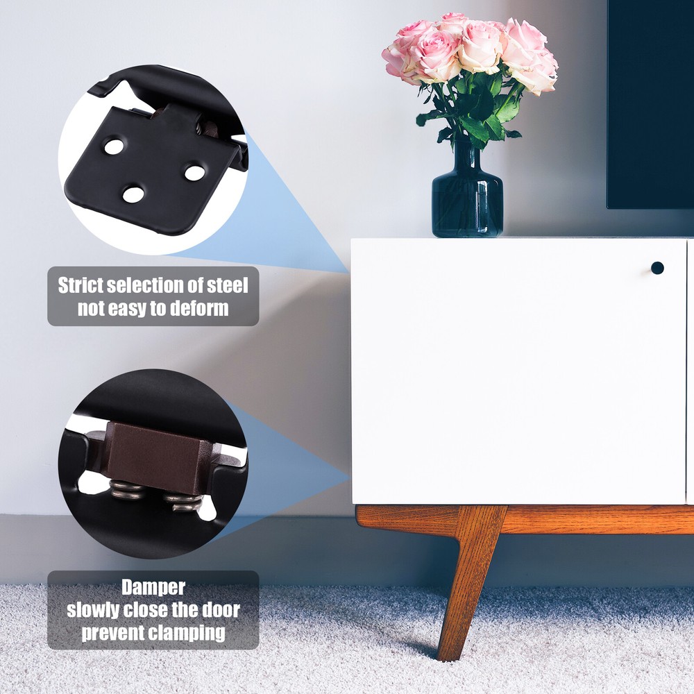 Kitchen Cabinet Hinges Overlay Self Closing Face Mount Cupboard Door Hinge