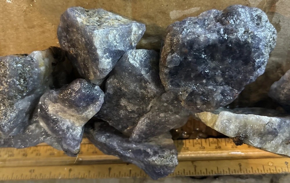 Rough iolite 1 Pound Hand Picked