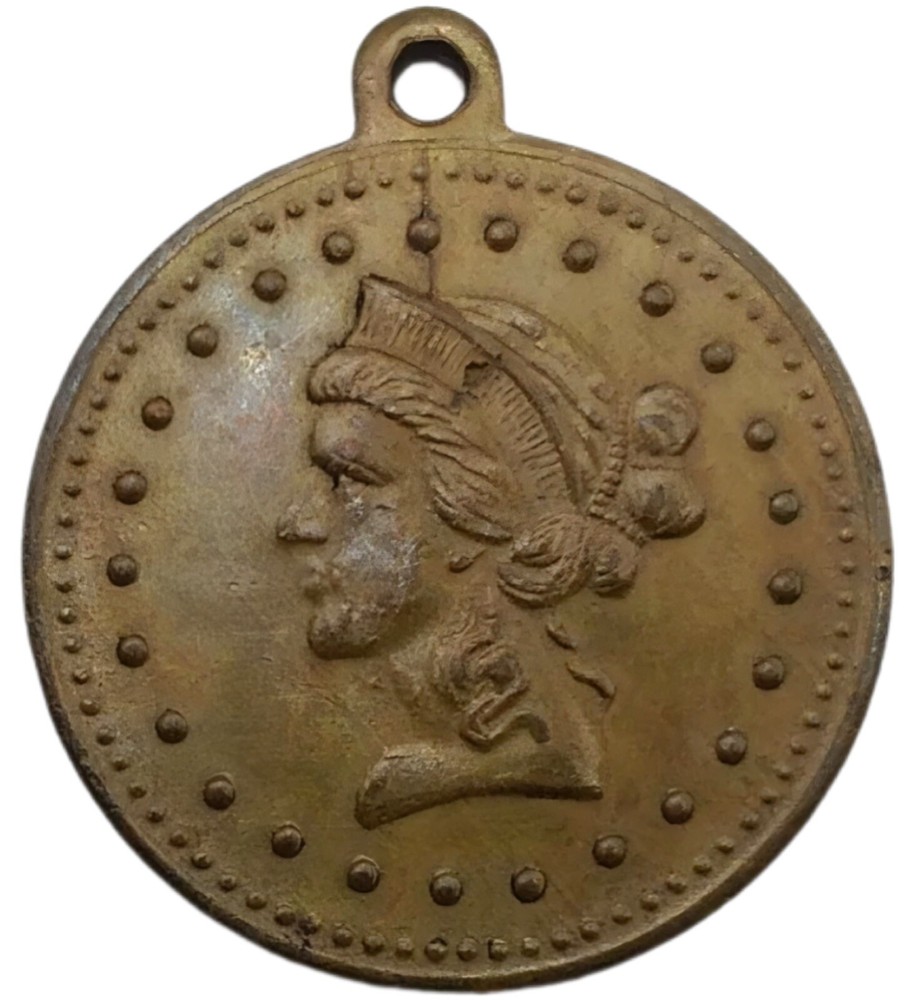 (1890's) Liberty 365/ Eagle 2000b (R-8) Counter Token Half Eagle