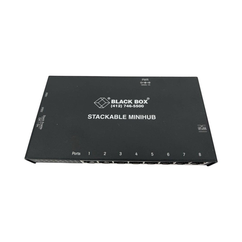 Black Box Stackable Mini LE2801A 8-Ports External Hub stackable Tested!