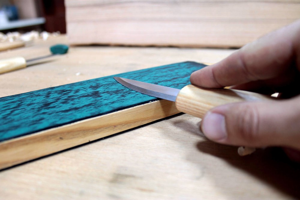 Leather Paddle Strop Dual-Sided Paddle Strop Leather Strop Sharpening Tools TOP