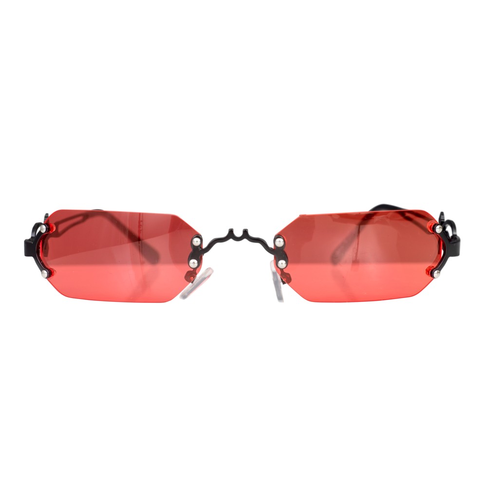 Adult Gothic Vampire Red Glasses