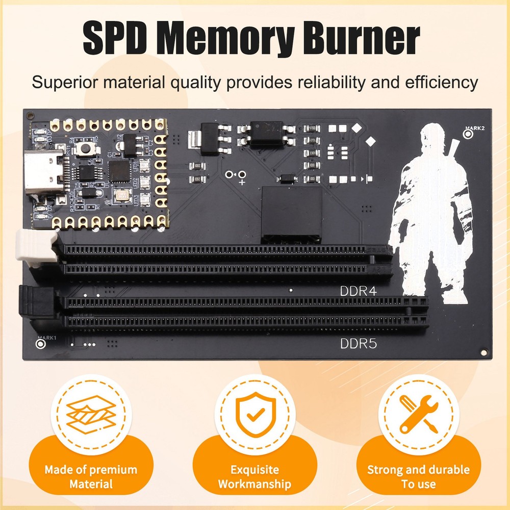 SPD Memory Burner SPD Modify, Unlock/Decrypt for DDR4 DDR5 Memory Memory1033