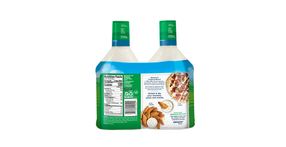 Hidden Valley Original Ranch Dressing, 40 fl oz, 2-count