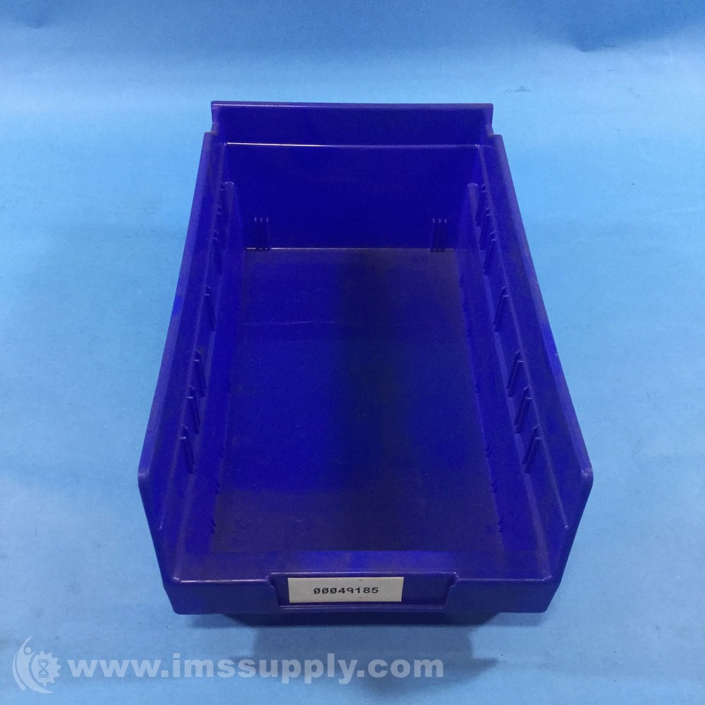 Akro Mils 30130 Blue, Plastic Shelf Storage Bin USIP