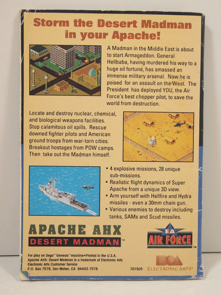 F22 Interceptor (SEGA Genesis) Authentic MANUAL ONLY