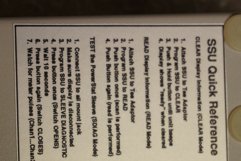 CIC SYSTEMS PowerStat System Support Unit Card Reader E1110 BRAND NEW!