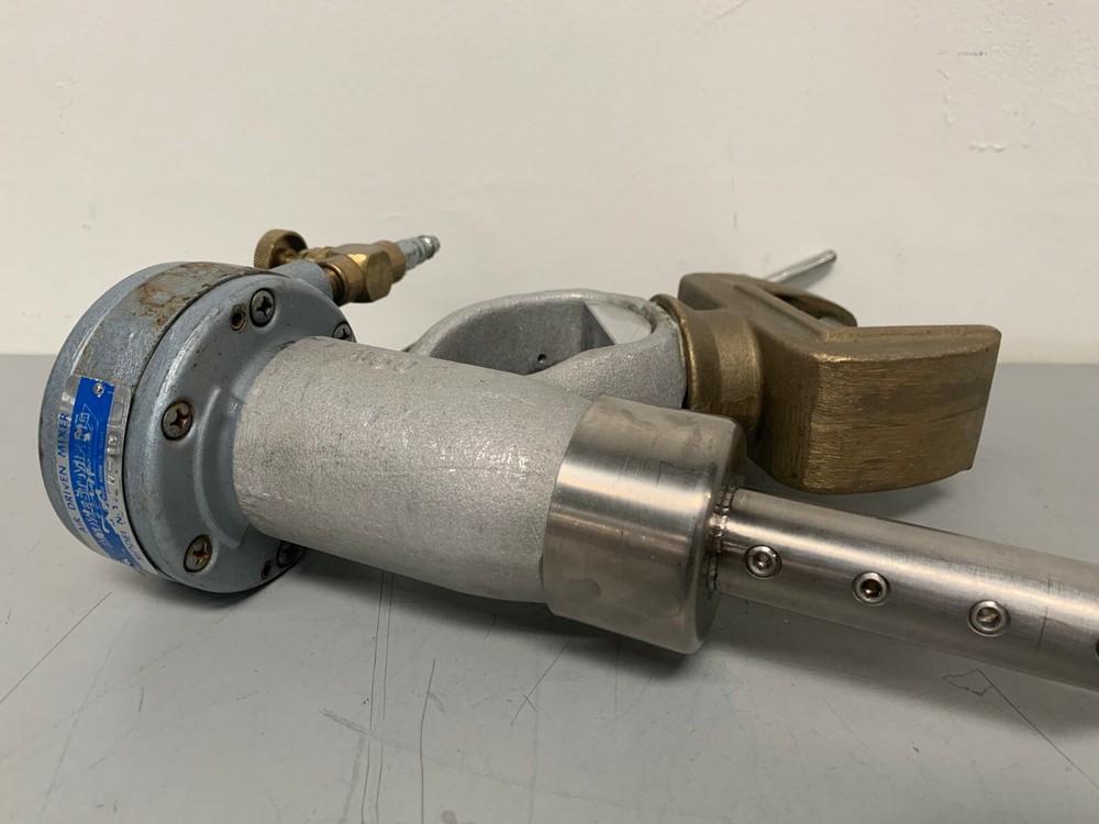 Midwest Mixing N-13 Air Driven Mixer w/ 36" Mixing Rod+Propeller