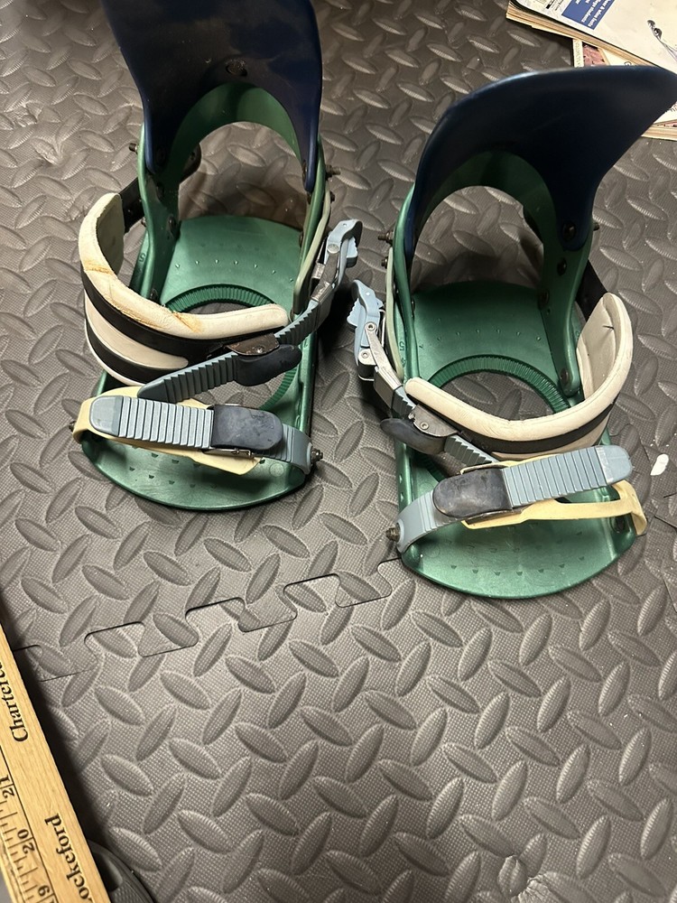Vintage Sims Snowboard Bindings Men's Adjustable Size