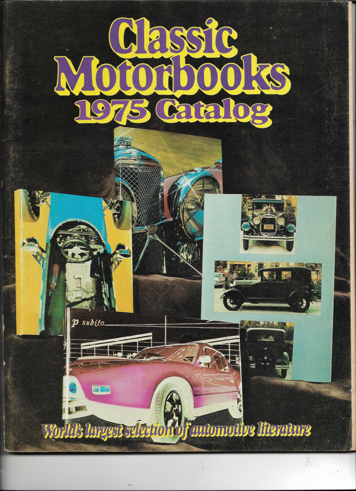CLASSIC MOTORBOOKS---1975 CATALOG