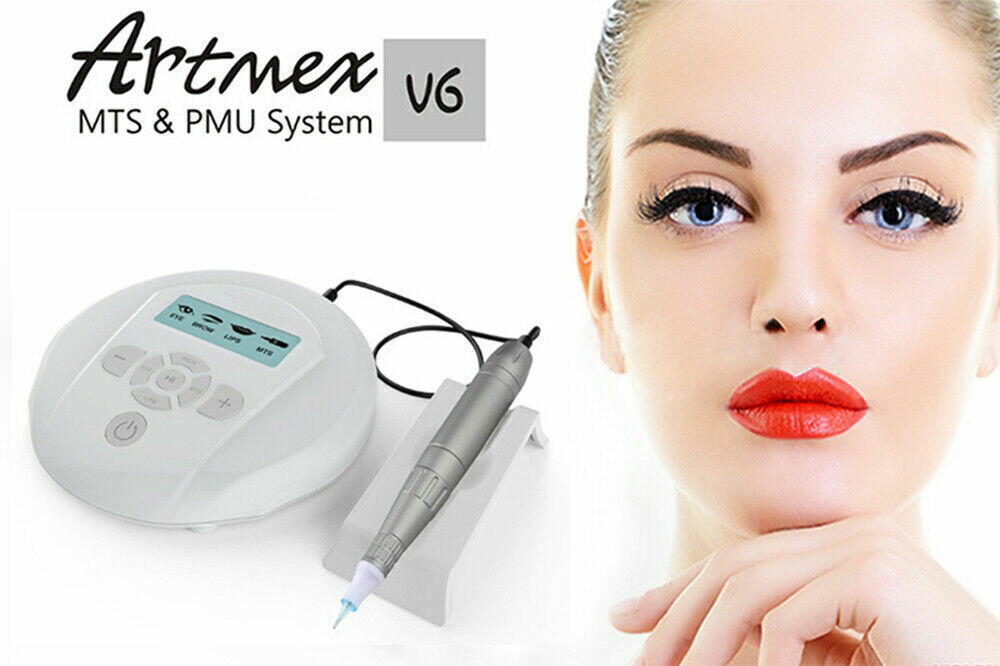 Artmex V6 Tattoo Machine Permanent Makeup Eyebrows Lip Micropigmentation MTS PMU