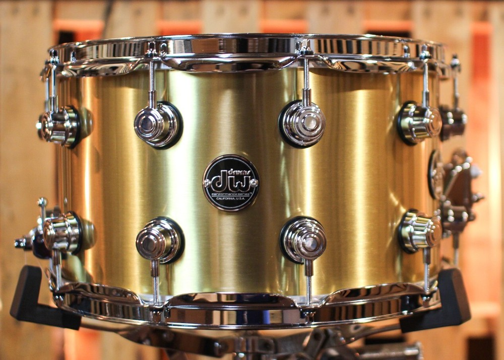 DW 8x14 Performance Brass Snare Drum