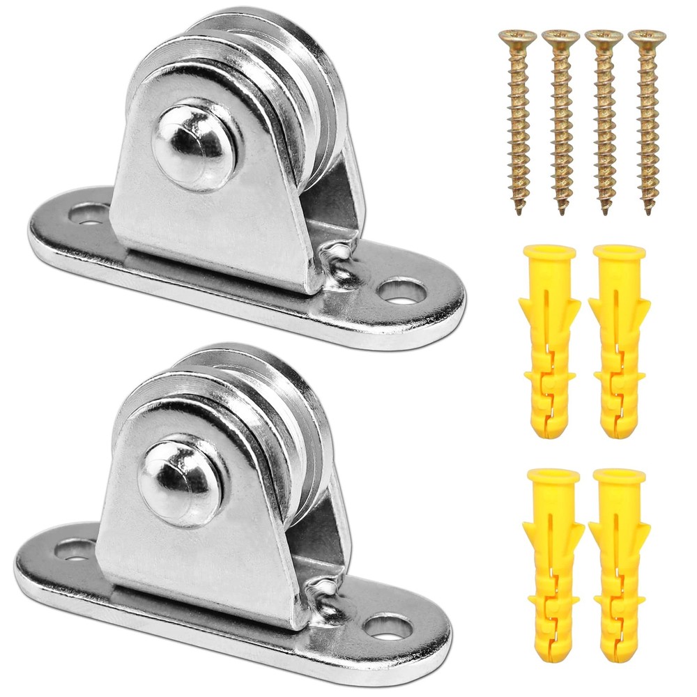 Small Pulley Block Silent Wall Ceiling Mount with Bearing Fixed...