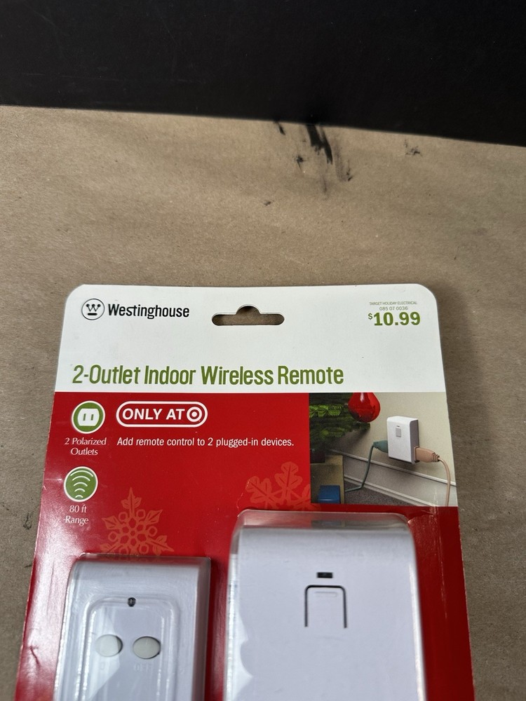 2 Outlet Indoor Wireless Remote Westinghouse 80 Ft Range T28068