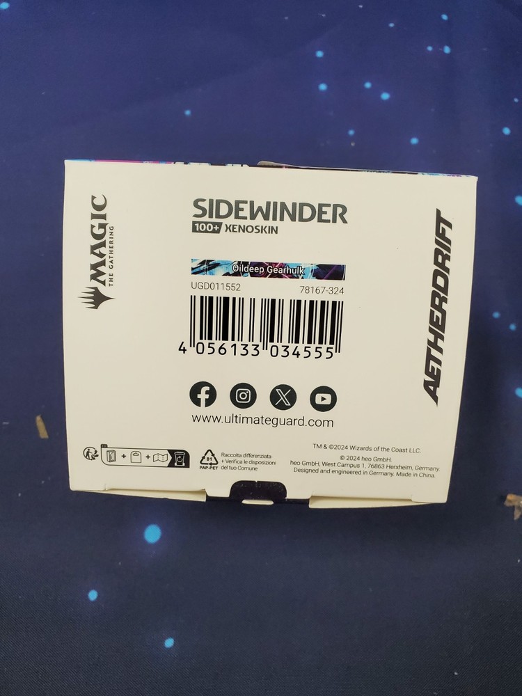 Ultimate Guard MTG Aetherdrift Sidewinder Deck Box 100+ Oildeep 011552 NIB