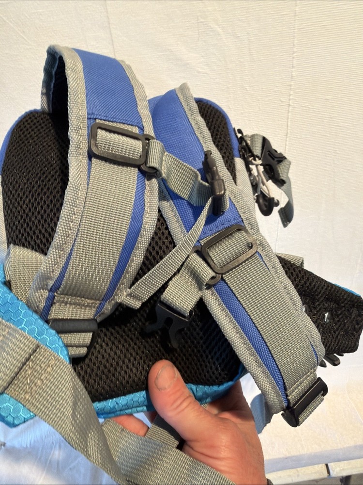 Kids Ski Training Harness Backpack Snowboard Trainer Leash Speed Control Blue