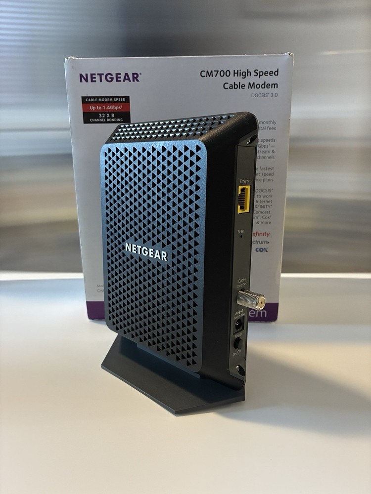 Netgear CM700 Cable Modem 1.4Gbps DOCSIS 3.0 – Tested, Fully Working