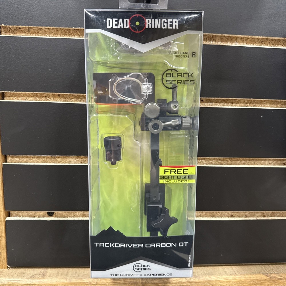Dead Ringer Tack Driver Carbon DT Black Bow Sight DR2964