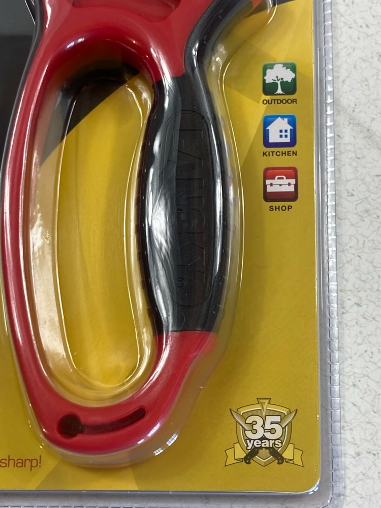 Lansky Deluxe Quick Edge Knife Sharpener. Tungsten Carbide. #LSTCN