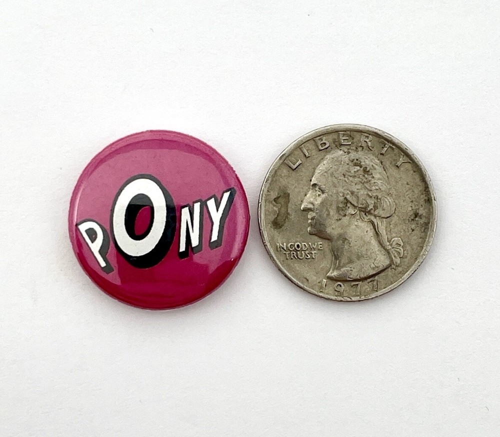 Purple PONY Pinback Button - MLP