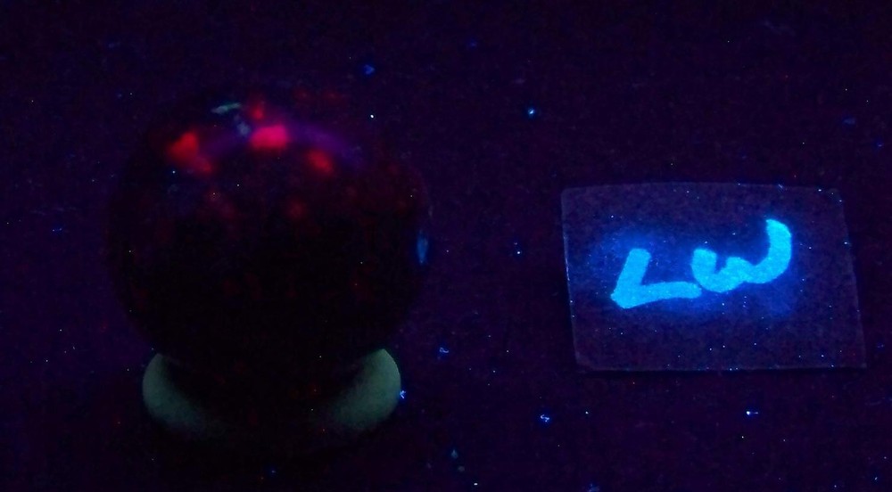 Fluorescent Ruby in Fuchsite 30mm Collection Sphere 6537