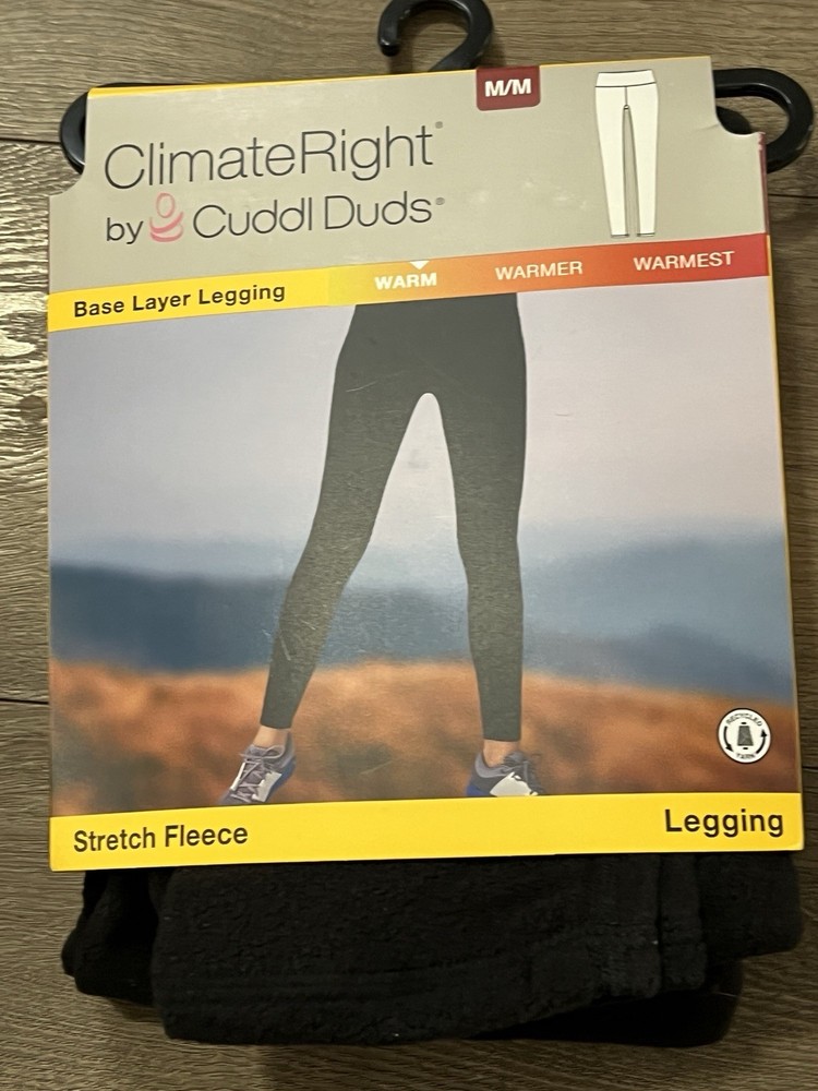 Climate Right By Cuddl Duds Base Layer & Base Layer Crew Size Medium New