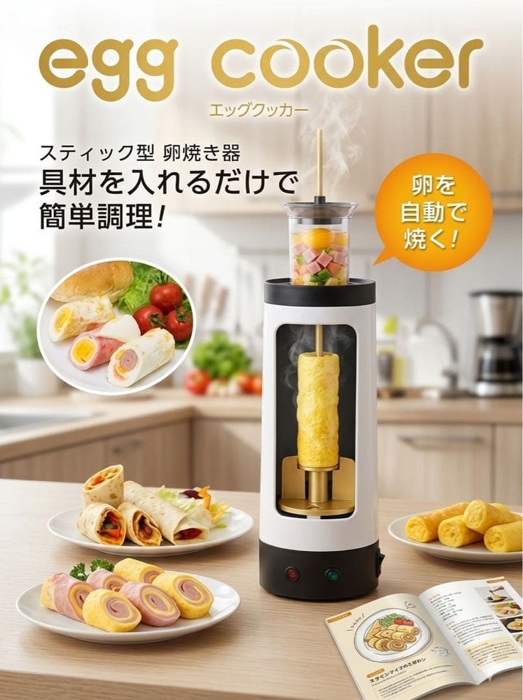 Egg Cooker Automatic Egg Roller