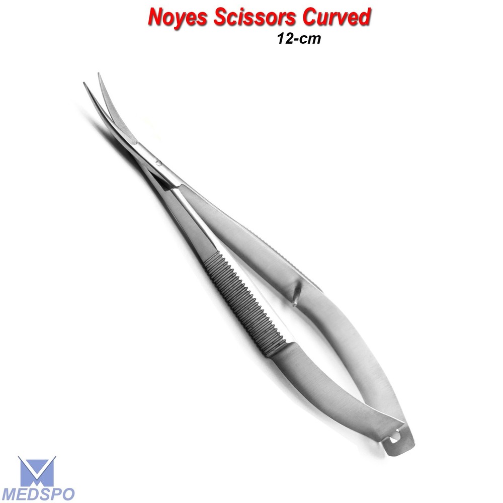 Ophthalmic Noyes Spring Action Scissors Micro Dissecting Surgical Instruments