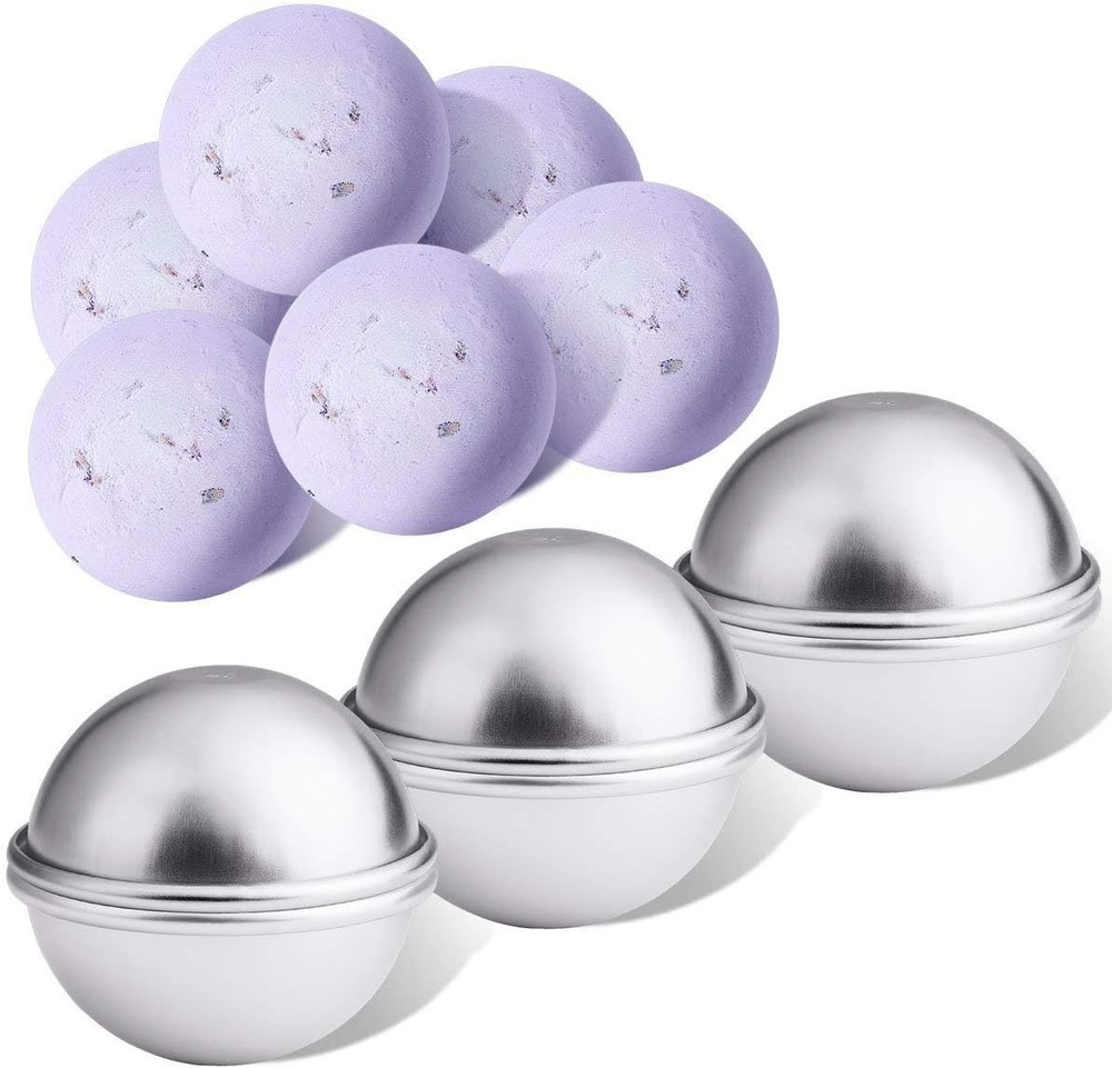 Craft Your Own Bath Bombs: 30PCS Mold Kit in Assorted Sizes for Fun Projects
