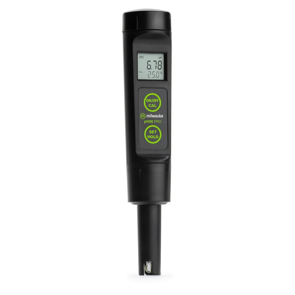Milwaukee PH56 PRO Waterproof 2-in-1 pH/Temp Tester with Replaceable Probe