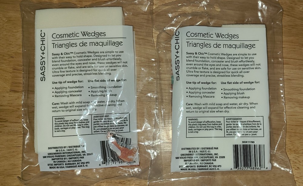 MAKE-UP REMOVER CLOTHS, MICROFIBER CLOTHS, & COSMETIC WEDGES