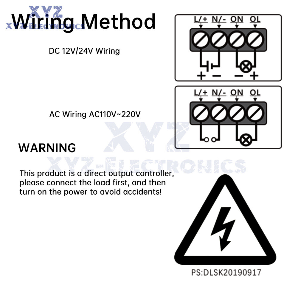 W3050 AC110-220V LCD Digital Microcomputer Time Controller Delay Relay Module